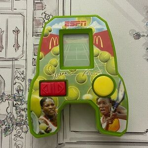 Serena Venus Williams Green Handheld Tennis Game McDonald’s Toy